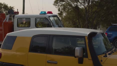 Servicio-De-Bomberos-Rurales-De-Nueva-Gales-Del-Sur-Respondiendo-A-Un-Incendio-Forestal-Rural