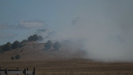 Fuego-De-Pasto-En-Tierras-De-Cultivo-En-Tierras-Rurales-En-Australia