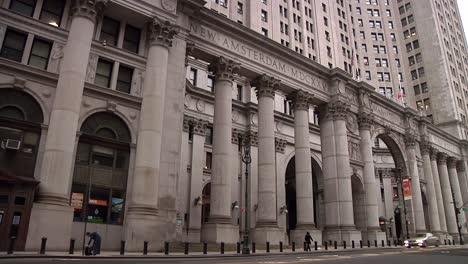 New-Amsterdam-Chiseled-In-The-Colonnade-Of-The-Municipal-Building-In-New-York