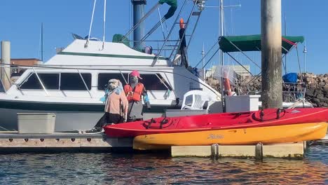 kayaking-through-a-busy-marina