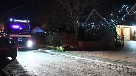 Zünde-Sie-An-Für-Brians-Christmas-Tractor-Run,-Vereinigtes-Königreich