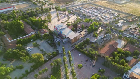 Plaza-de-Armas,-cultural-center-and-Catholic-sanctuary-of-the-municipality-of-La-Pintana,-metropolitan-region,-Chile