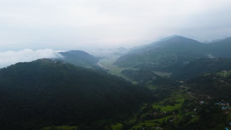 Fog-Over-The-Mountainous-Landscape-In-The-Morning-In-Nepal