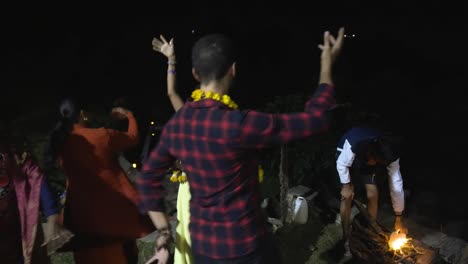 A-foreigner-dancing-with-Nepali-woman-at-night