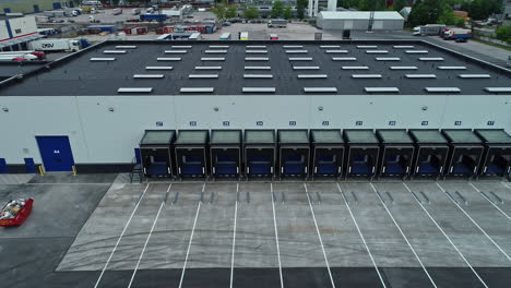 DSV-Trucking-Company-Logistic-Center-Modern-Loading-Dock-In-Riga,-Latvia