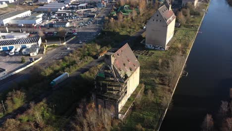 Edificios-Ha-la-ge-En-Leipzig---Alemania.-Videografía-Aérea