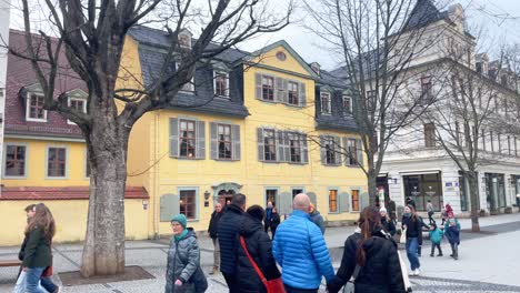 Famosa-Casa-Schiller-En-La-Ciudad-De-Weimar-Durante-La-Fría-Temporada-De-Invierno