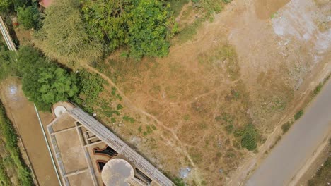 Birdseye-aerial-view-of-Loitokitok-kenya,-shanty-poor-neighborhood-of-Nairobi-suburbs,-Kenya