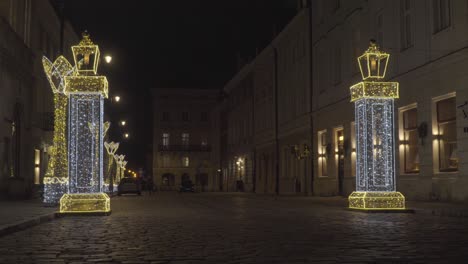 Fast-Leere-Straßen-Am-Heiligabend-In-Warschau