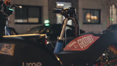 Branded-City-Bike-Parked-At-Night-In-Parking-Lot