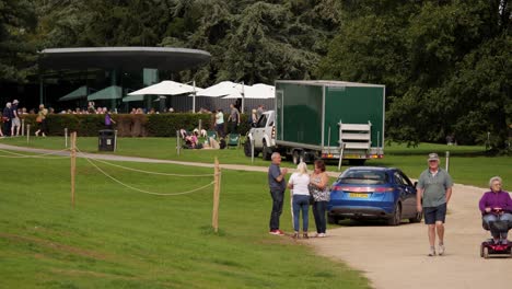 People-In-The-Trentham-Gardens-On-A-Warm,-Sunny-Day