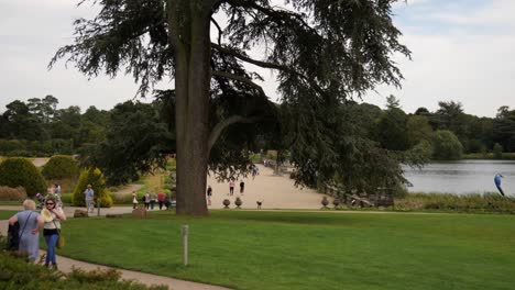 Families-Enjoying-The-Sunny-Saturday-Afternoon-In-The-Trentham-Estate-Gardens