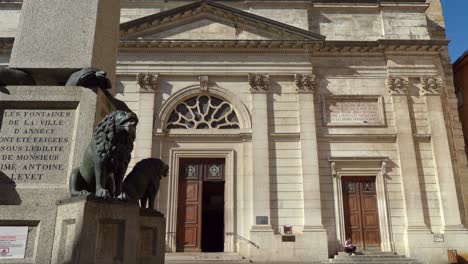 Façade-and-Main-Entrance-to-Notre-Dame-de-Liesse-Church-in-Annecy