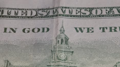 En-Dios-Confiamos,-Texto-Macro-De-Billete-De-100-Usd