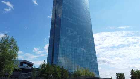 Tilt-shot-of-the-European-Central-Bank-in-Frankfurt