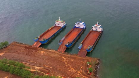 Massive-ferry-barges-docked-at-Taganito-Mining-site-Surigao-on-polluted-waters