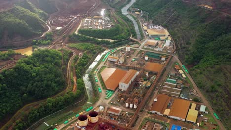 Industrieproduktions-Metallabbauanlage-Von-Sumitomo-Corp.-In-Taganito-Claver-Aerial