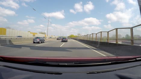 View-from-the-dashboard-of-a-car-driving-in-a-highway-of-Germany