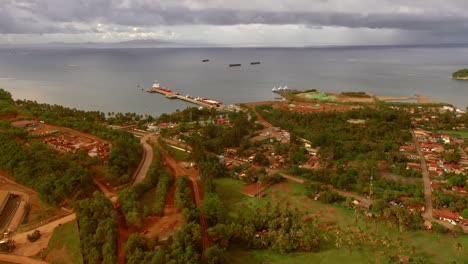 Taganito-Claver-nickel-mining-site-town-of-Sumitomo-corp-aerial