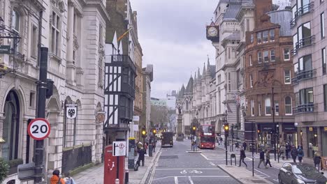 From-a-Double-Decker-bus-of-London-fleet-street-travelling-towards-Temple-Bar-Area