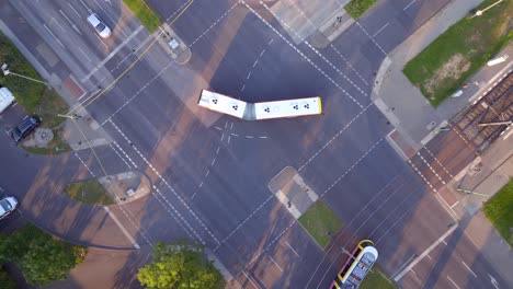 Berlin-Marzahn-Bus-Turns-At-Intersection-German