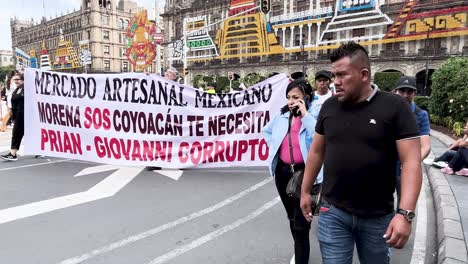 shot-of-a-manifestation-in-mexico-city-downtown-zocalo