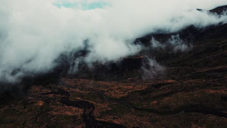 drone-flying-over-clouds-at-Etna-volcano