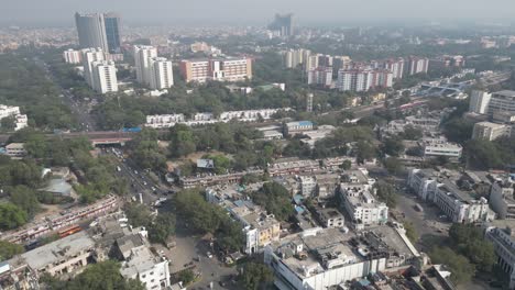 Vista-Aérea-De-Nueva-Delhi-Connaught-Place