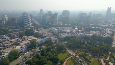 Neu-Delhi-Connaught-Place-Luftaufnahme