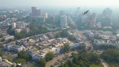 Neu-Delhi-Connaught-Place-Luftaufnahme