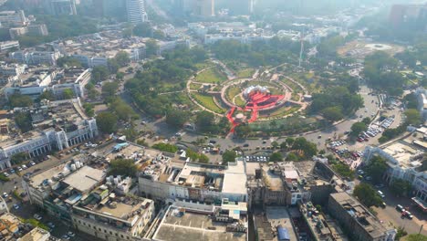 Vista-Aérea-De-Nueva-Delhi-Connaught-Place