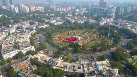 Vista-Aérea-De-Nueva-Delhi-Connaught-Place