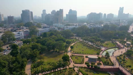 Vista-Aérea-De-Nueva-Delhi-Connaught-Place