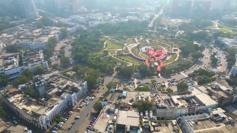 Vista-Aérea-De-Nueva-Delhi-Connaught-Place