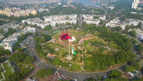 Neu-Delhi-Connaught-Place-Luftaufnahme