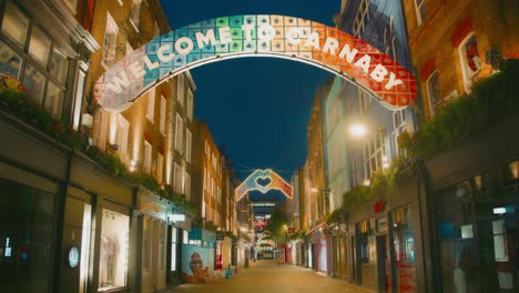 Carnaby-Fußgängerzone-Einkaufsstraße-Westminster-Im-Zentrum-Von-London