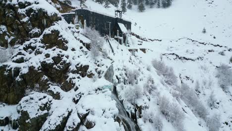 Fuertes-Nevadas-Vista-Aérea-Del-Valle-De-Cachemira-En-La-Temporada-De-Invierno