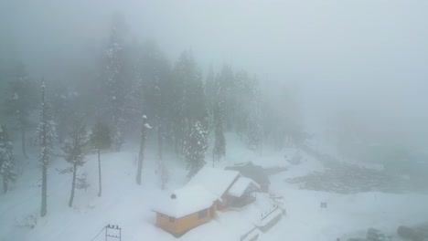 Heavy-Snowfall-Aerial-view-of-Kashmir-Valley-in-Winter-Season