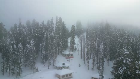 Heavy-Snowfall-Aerial-view-of-Kashmir-Valley-in-Winter-Season