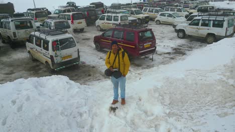 Fuertes-Nevadas-Vista-Aérea-Del-Valle-De-Cachemira-En-La-Temporada-De-Invierno