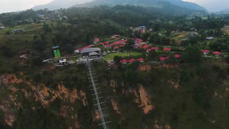 Aerial-flight-over-Kushma-suspension-bridge-Gyadichour