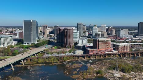 Horizonte-De-Richmond-Visto-Desde-El-Río-James