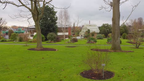 Wintersaison-Im-National-Botanic-Gardens-In-Dublin,-Irland