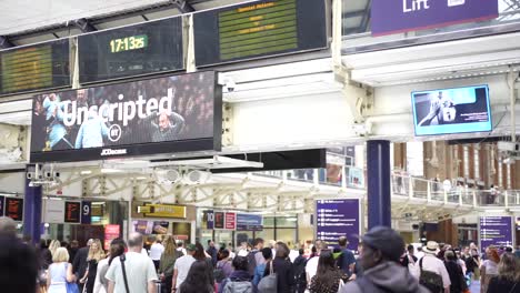 Großer-Bahnhof-In-London,-Großbritannien