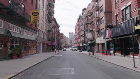 Empty-Mulberry-Street-in-Little-Italy-during-Coronavirus-outbreak