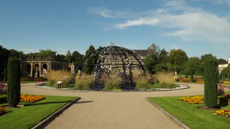 "Taking-Flight"-Sculpture-With-Butterflies-In-The-Upper-Flower-Garden-In-Trentham-Estate-Gardens