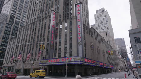 Radio-City-hall-Building-during-Coronavirus-outbreak