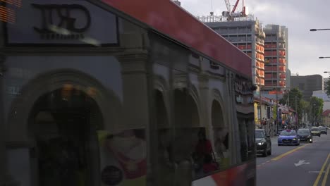 Traffic-in-Serangoon-Road-in-Little-India-neighbourhood-in-Singapore---Wide-Static-shot