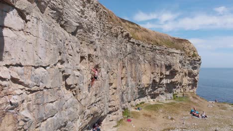 Lufttransportwagen-Aus-Adrenalin-Kletterer-An-Der-Küste-Von-Dorset,-England