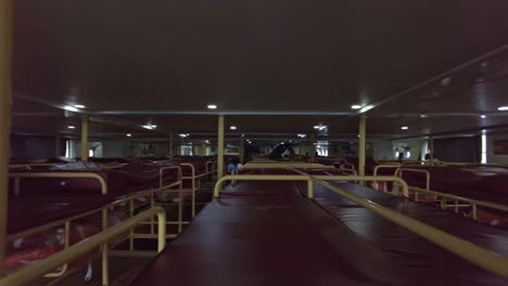 Left-to-right-panning-shot-of-the-economy-tourist-class-deck-on-a-Cokaliong-ferry-docked-in-Cebu-harbor